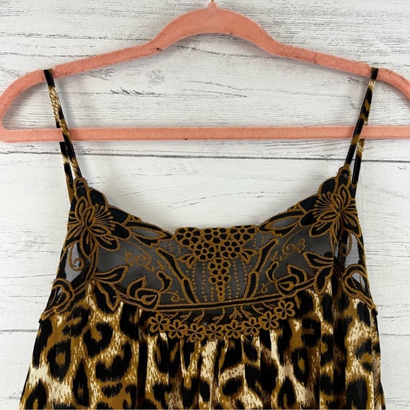 NWT Maurices Animal Print Camisole Lace Tank Top in Cheetah Print Size Medium - Picture 8 of 9
